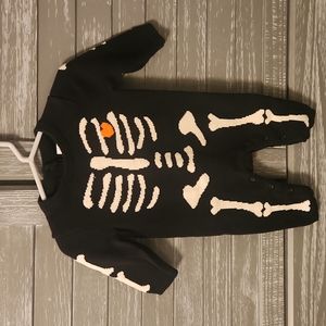 GAP Skeleton Onesie, 3-6 months
